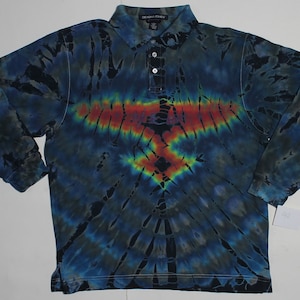 Medium Men&#39;s Pima Cotton Long Sleeve Polo Shirt #412 Best Gift Fast Shipping