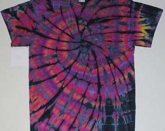 Adult Small 100 percent Cotton Spiral Tie Dyed T-Shirt #331 Authentic Phillip Brown Design