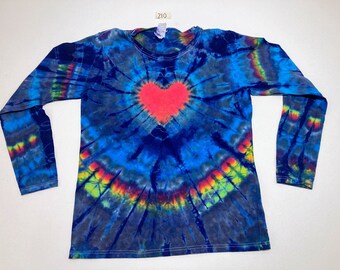 Women's Medium Tie-Dyed Long Sleeve Gildan Authentic Phillip Brown Design