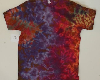 Children's Large Next Level 100 Percent combed ringspun cotton Tie Dye T-Shirt #171 Authentic Phillip Brown Design