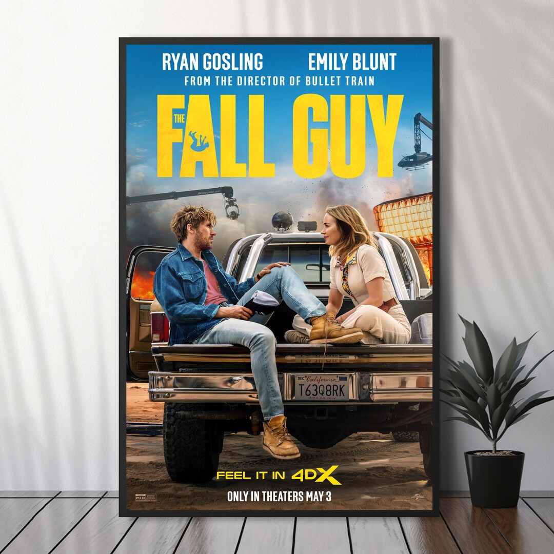 The Fall Guy Movie Poster/canvas Poster/home Decor/room Decor/art ...