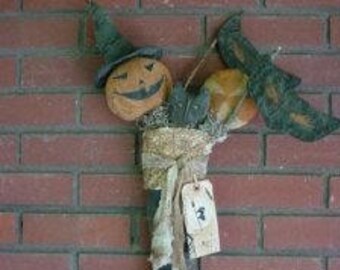 Bas d'Halloween avec masque Bonbons et citrouille d'Halloween