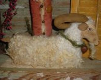 Pattern Primitive GOAT doll shelf sitter e-Pattern digital download