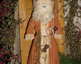 Primitive Father Christmas Santa DOLL Pattern Christmas Makedo