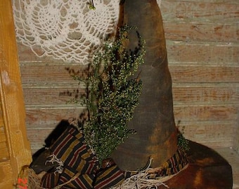 Primitive PATTERN Witch Hat Table Decoration HaLLoWeEn folk art