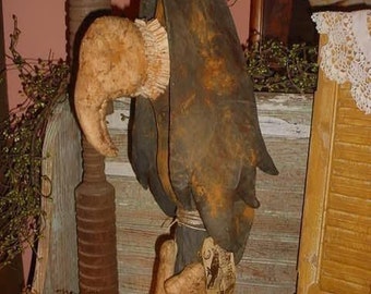 Primitive Vulture Doll E-PATTERN