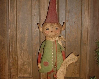 Primitive Elf Doll E-Pattern