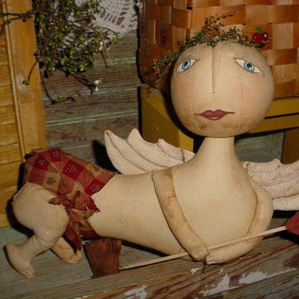 Primitive Cupid Valentine Doll PATTERN