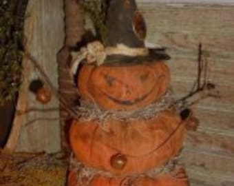 Stacking JOL Jack-O-Lantern Halloween PRIMITIVES MUSTER Hexenhut
