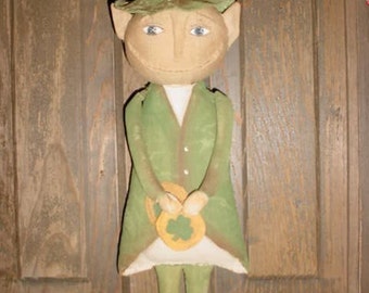 Primitive Leprechaun Irish Doll E-PATTERN