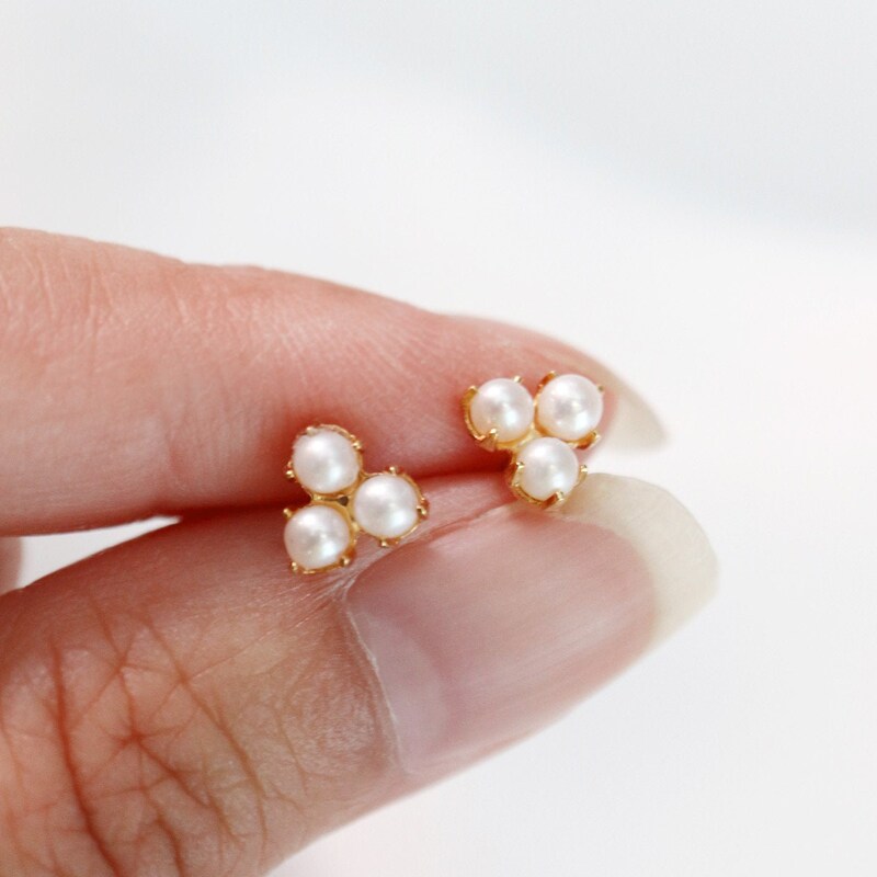 Pearl Earring Rosegold Etsy — free download