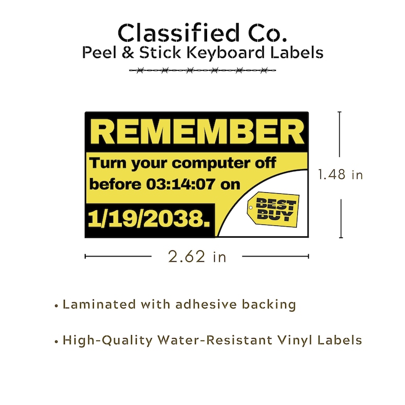 Problems Before Sticker Y2K38 Problem Stickers – Epochalypse Buy Parody, Tech Humor (4-pack) - Etsy