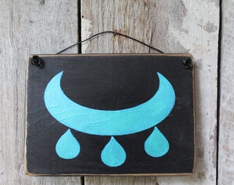 Wiccan Blessing Symbol Wood Sign Wicca Boho Room Decor Goddess - Etsy  Ireland