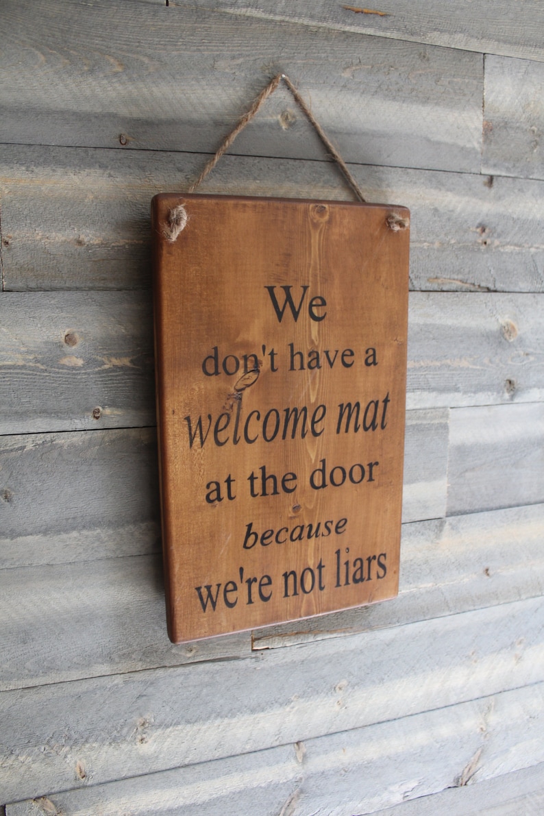We Don't Have a Mat at Our Door Because We're Etsy We Don't Have a Mat at Our Door Because We're Etsy