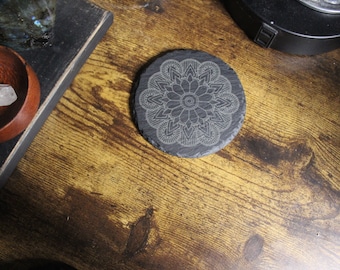 Mandala Coasters Slate Coasters Coaster Set Housewarming gift Boho Gift Idea Bar Coasters Gift Idea Bridesmaid Gift Wedding Gift