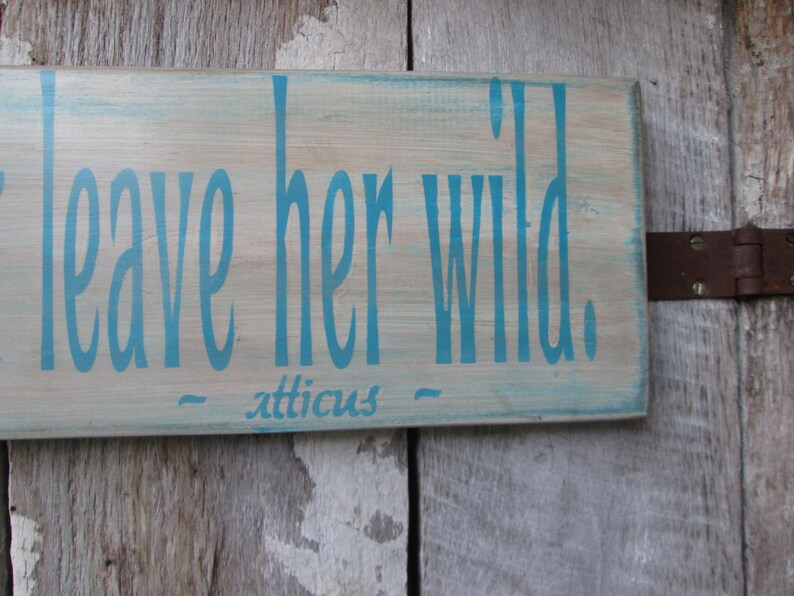 Primitive Wood Sign Love Her But Leave Her Wild Boho Hippie | Etsy