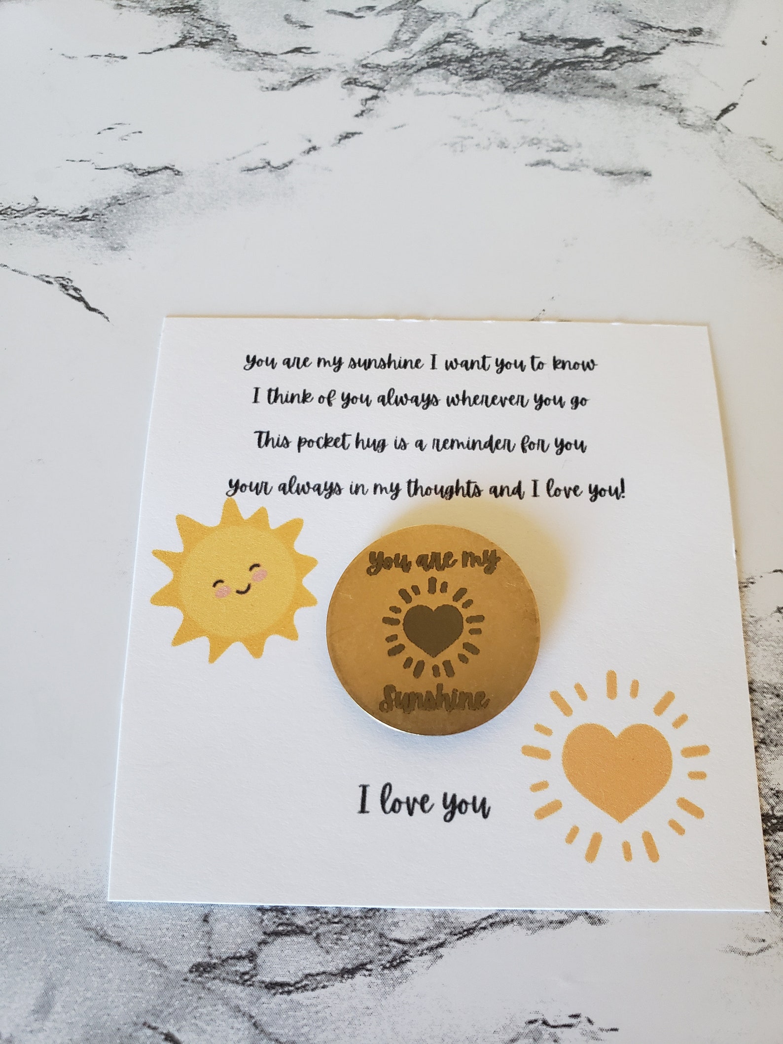 Pocket Hug Gift Long Distance Relationship Thinking of You Gift Pocket ...