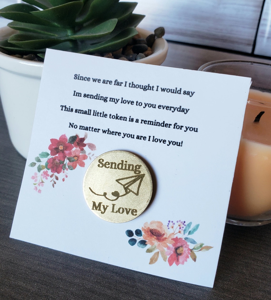 Pocket Hug Gift Long Distance Relationship Thinking of You Gift Pocket ...