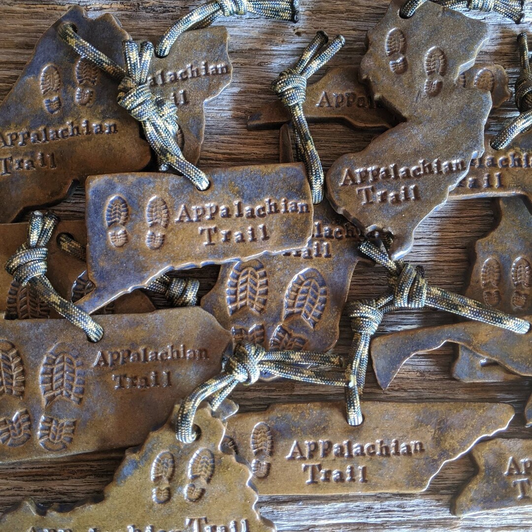 Appalachian Trail AT State Ornament Set of 14 Hiking Hiker Backpacker