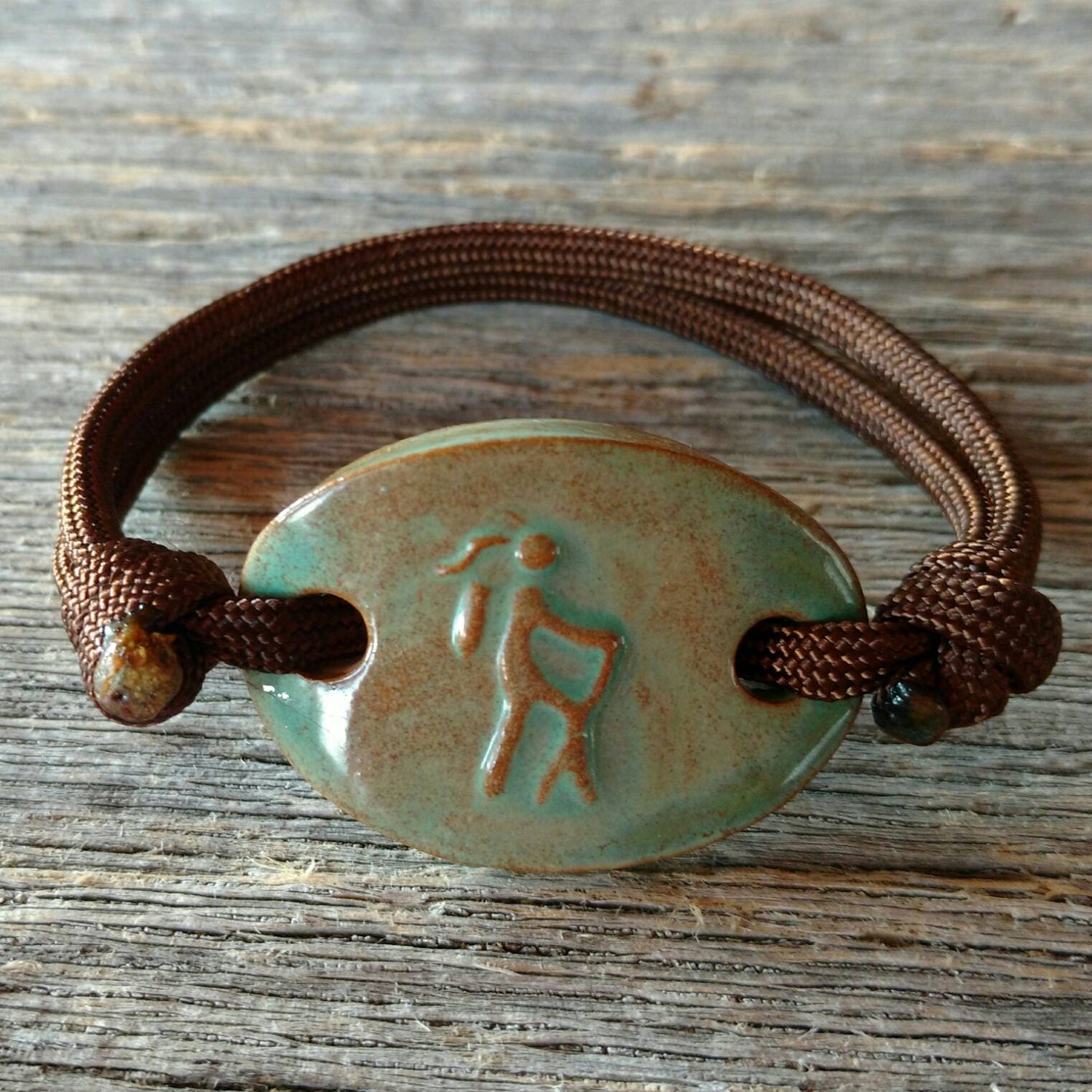 Girl Hiker in Turtle Shell With Adjustable Paracord Bracelet Hiker ...