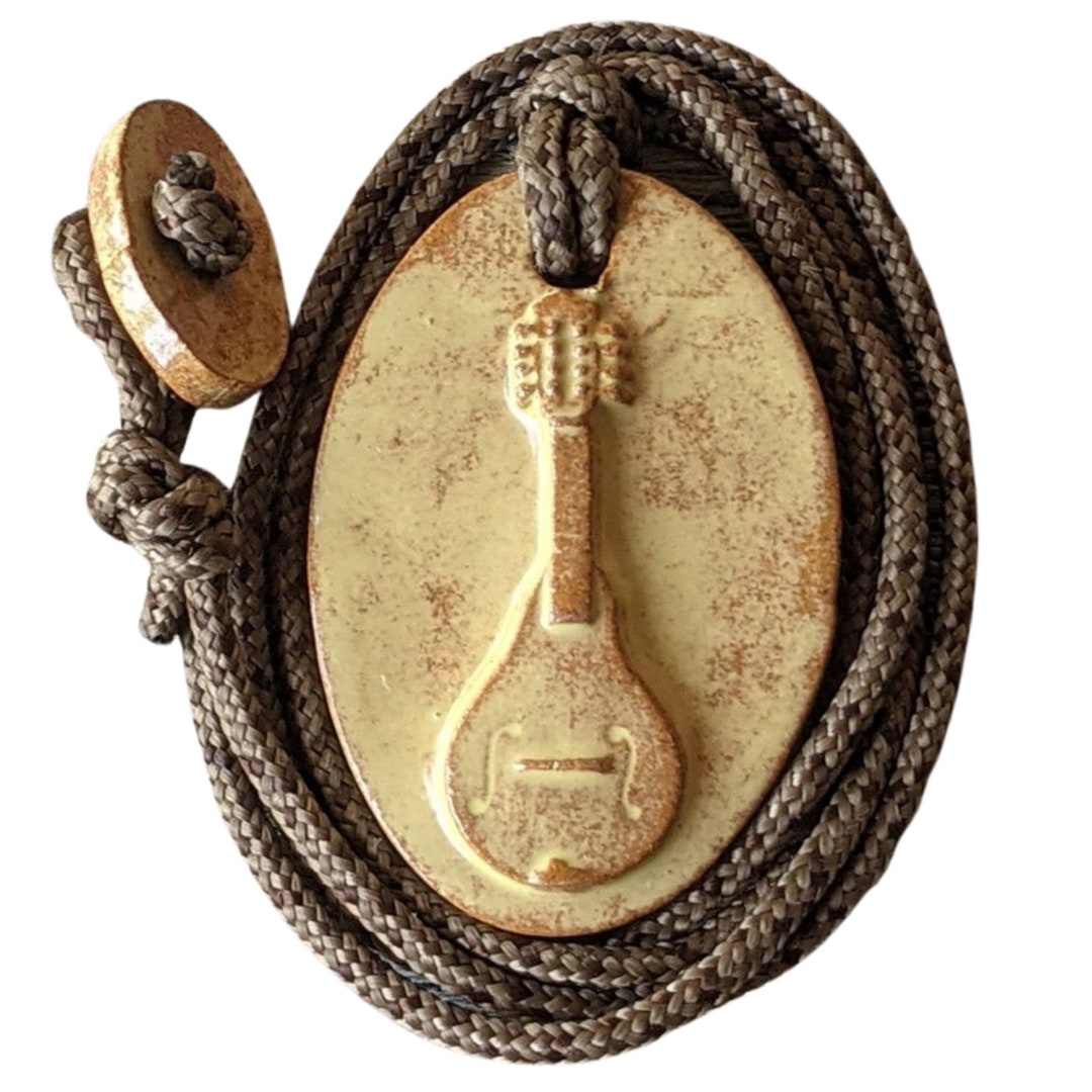 Mandolin Oldtime Bluegrass Instrument Jewelry Necklace Gift Wheat Etsy