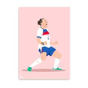 Lucy Bronze Illustration | Lionesses Digital Print | EUROS 2025 | DIGITAL DOWNLOAD | Football Print | England Poster