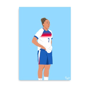 Lauren James Illustration | Lionesses Digital Print | EUROS 2025 | DIGITAL DOWNLOAD | Football Print | England Poster