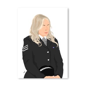 DS Lisa Swain Illustration | Krönungsstraße Print | Korrie| DIGITALER DOWNLOAD | Lisa Swain Swarla | Vicky Myers Seifenposter