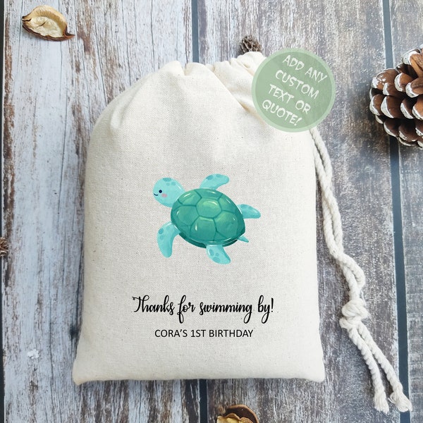 Under the Sea Baby Shower | Under the Sea Party Favor Bags | Under the Sea Birthday | Goodie Bags For Kids | Oneder the Sea First Birthday