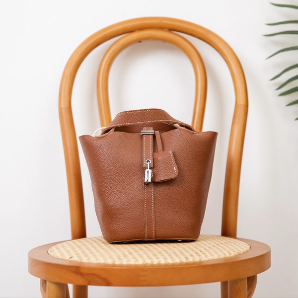 New - Leather Handbag, Women Leather Bag | Top Handle Bag | Top Handle Purse | Luxury Leather Bag | Vegan Leather | Gift For Her |Travel Bag