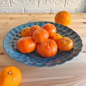 Limoges Porzellan Große Servierplatte Obstschale Porzellanteller Obstschale Handgemachter Obstteller aus Porzellan