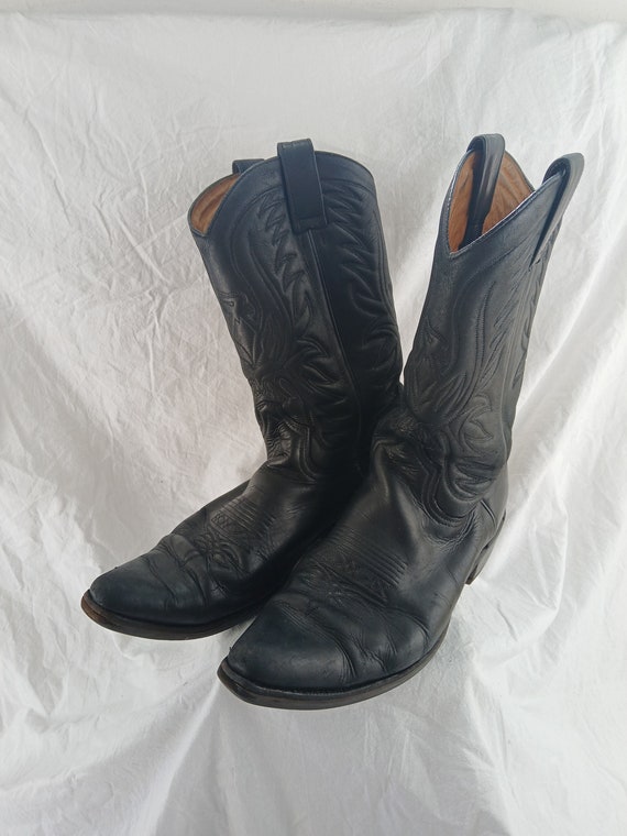 Cowboy laarzen mt45 uit de jaren '90, merk Sendra,