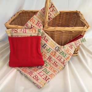 Letter Perfect set of 2 reusable bags image 1