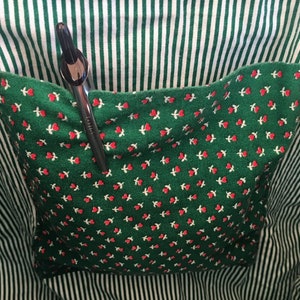 Christmas Green reusable grocery bag image 2