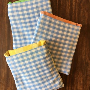 Spring Gingham set of 3 bags image 3