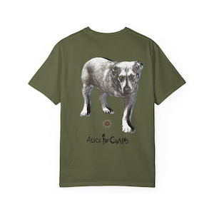 アリス・イン・チェインズ風ドッグTシャツ グランジ 90年代