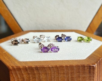 SIMPLICITY Aisha || earrings || gemstone & sterling silver