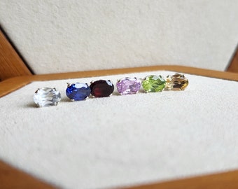 SIMPLICIDAD Wendy // pendientes // piedras preciosas y plata de ley