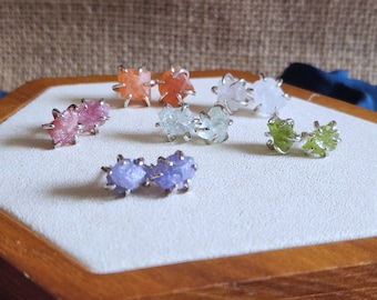 Fiadh // pendientes // piedras preciosas y plata de ley