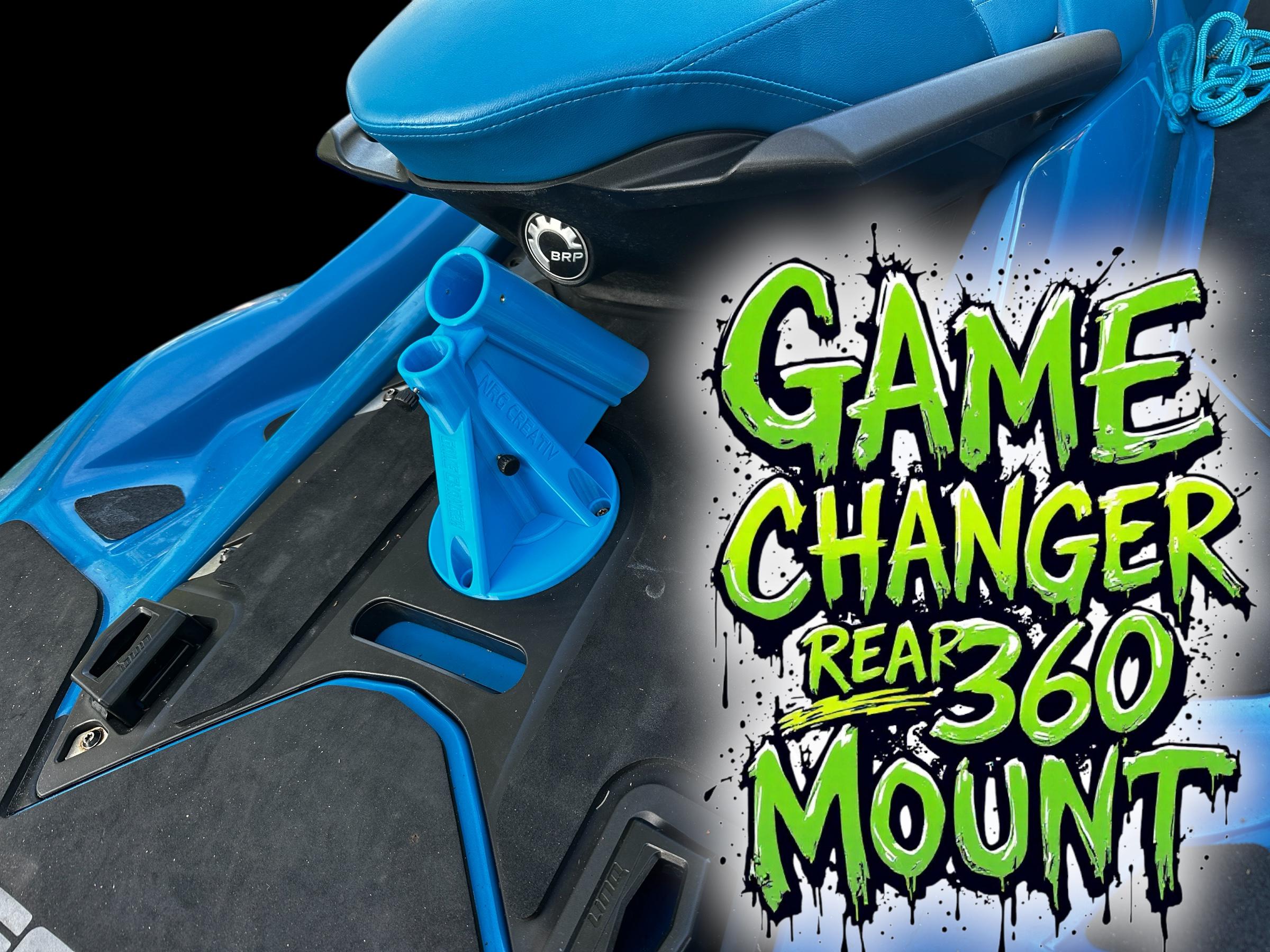 GAME CHANGER Rear Action/360 and Flag Mounts for the Seadoo 2018
