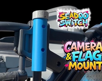 Soporte innovador para el pontón Seadoo Switch. Soporte para bandera/cámara 360.