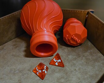 3d Printed Healing Potion w/ d4 dice, D&D, Potion
