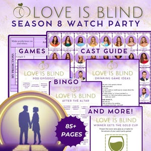 Bestseller Liebe ist blind Ultimative Armbanduhr Party Pack | Staffel 8 | Bingo Karten | Anleitung | Tipp Spiel | Ganze Jahreszeit inklusive