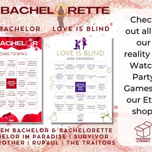 Bestselling Bachelorette Fantasy Draft & Bracket Pack | Season 22 Taylor Frankie Paul | Fantasy Draft | Bracket | Drinking Game | Men Guide image 7