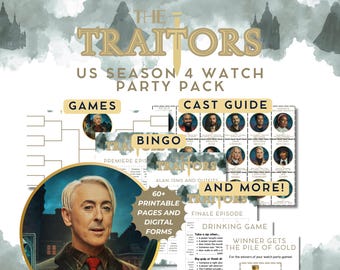 The Traitors Ultimate Watch Party Pack | US Season 4 | Alan