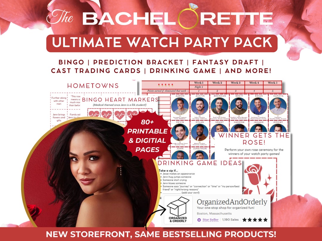 Bestselling Bachelorette Ultimate Watch Party Pack Season 21