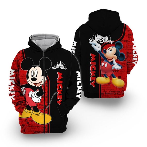 Mickey Mouse Hoodie, Disney Mouse Shirt, Cute Cartoon Hoodie