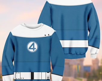 Sue Storm Costume Hoodie, Invisible Woman T‑Shirt, Mcu Susan Storm Cosplay Tee, Susan Storm Crewneck Sweatshirt, Fantastic Four Hoodie