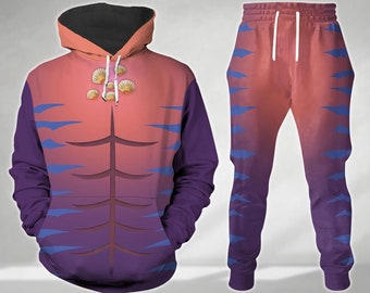 Sudadera con capucha de Moana de Tamatoa, cosplay de personajes de la película Moana, camisetas Disney para hombre, camiseta Magic Kingdom, pantalones deportivos de villano de Disney