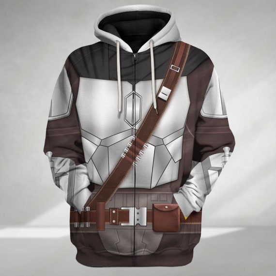 Mandalorian cosplay hoodie hotsell